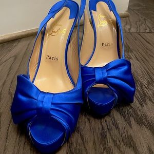 Christian Louboutin Vendome Sling Satin